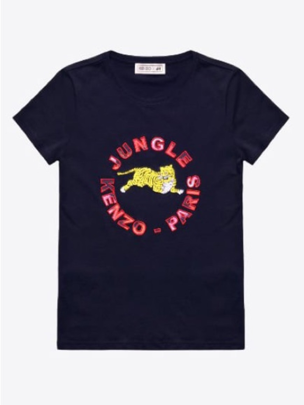 Kenzo black Jungle Tiger Logo tee
